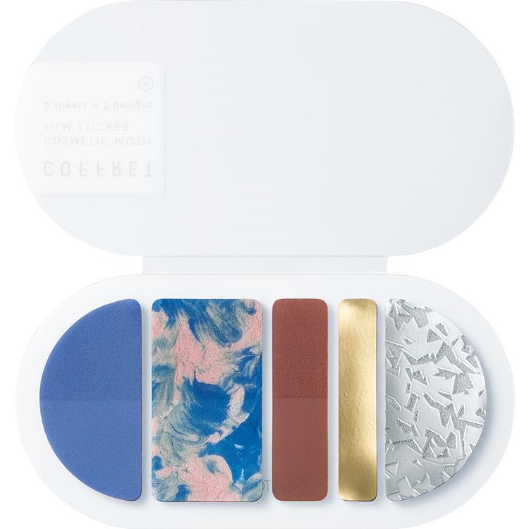 KING JIM COFFRET Film Sticker Cosmetic Motif [COFR001] - Horizon Blue